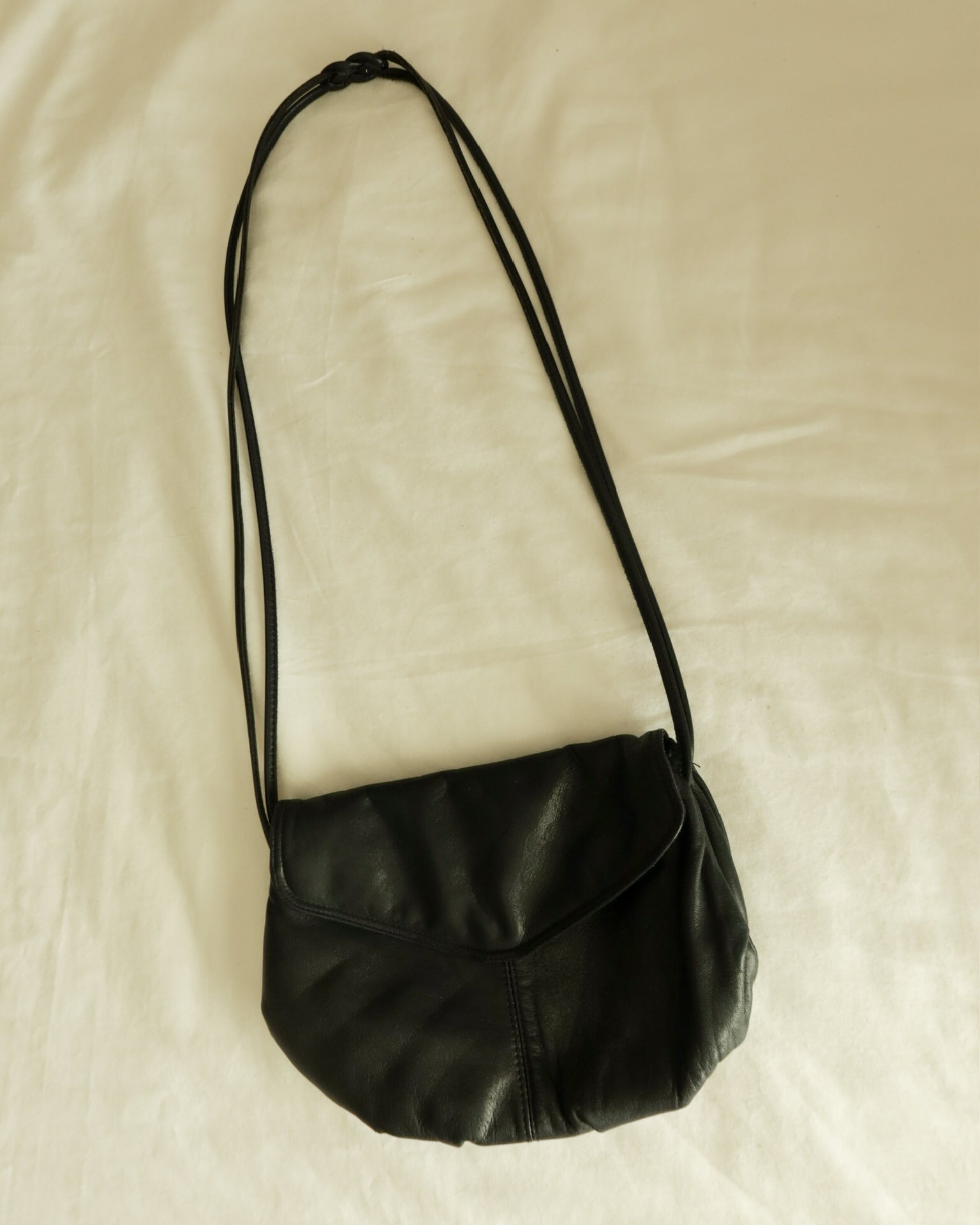 Bluish-Black Crossbody Bag