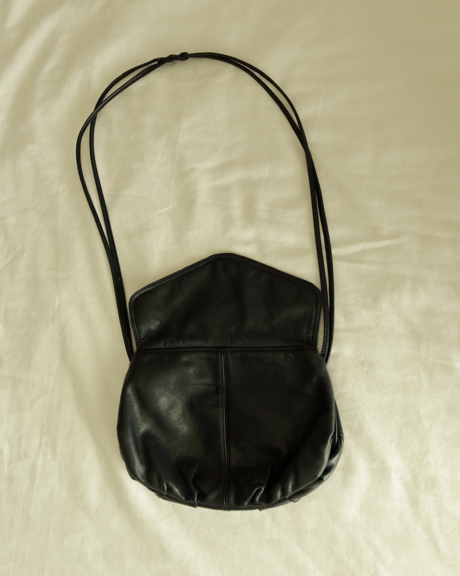 Bluish-Black Crossbody Bag
